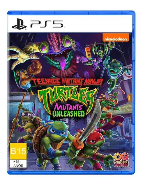 Teenage Mutant Ninja Turtles: Mutants Unleashed estándar para PlayStation 5 físico