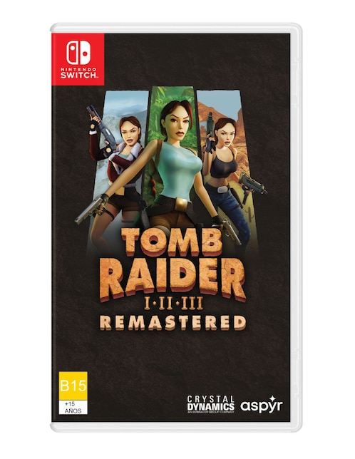 Tomb Raider I-III Remastered Starring Lara Croft edición estándar para Nintendo Switch físico