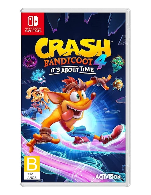 Crash Bandicoot 4: It's About Time estándar para Nintendo Switch físico