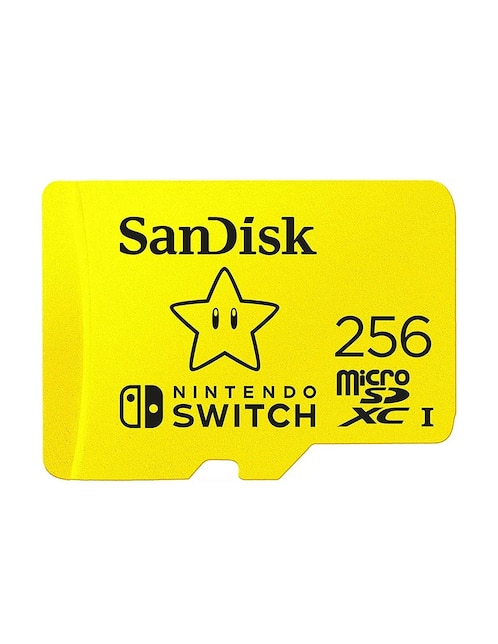 Memoria micro SD Sandisk capacidad 256 GB