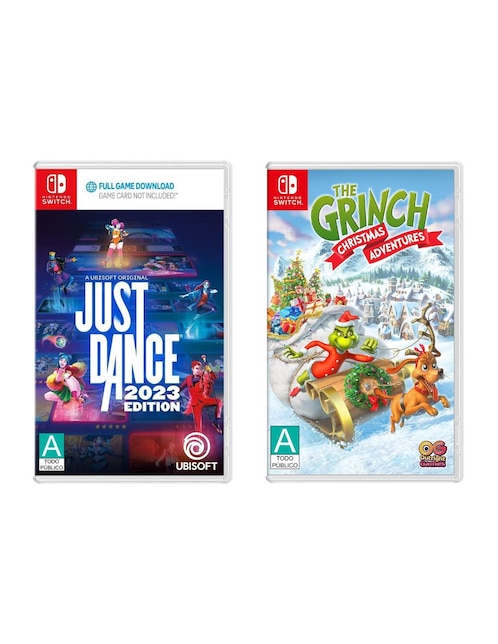 Just Dance 2023 + The Grinch Christmas Adventures Bundle para Nintendo Switch