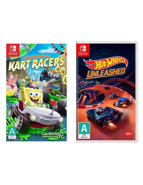 Nick Kart Racers + Hot Wheels Unleashed bundle para Nintendo Switch