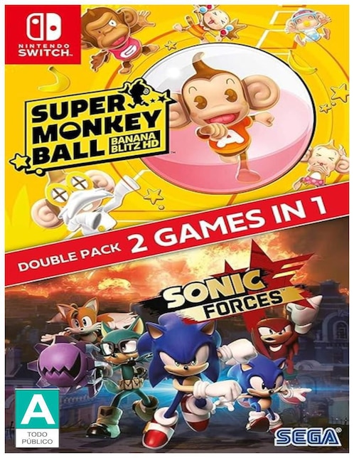 Sonic Forces Super Monkey Ball estándar para Nintendo Switch