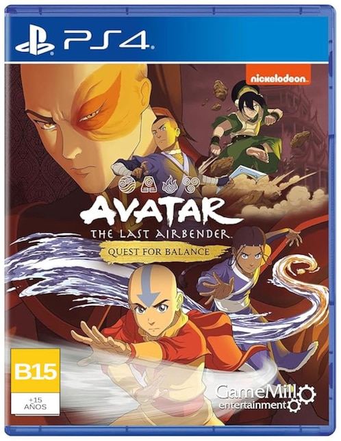 Avatar the Last Airbender estándar para PS4