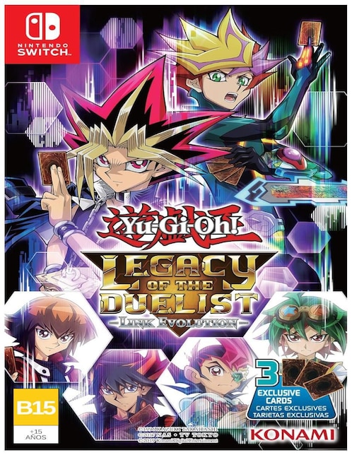 Yu Gi Oh Legacy especial para Nintendo Switch