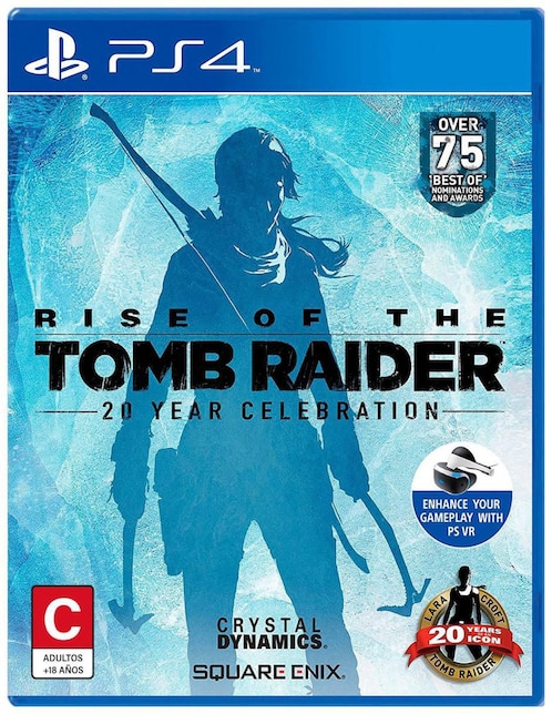 Rise Of The Tomb Raider 20 Year Celebration Playstation anniversary edition para PS4