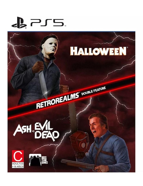 Halloween and Ash vs Evil Dead Retrorealms Double Feature estándar para PS5