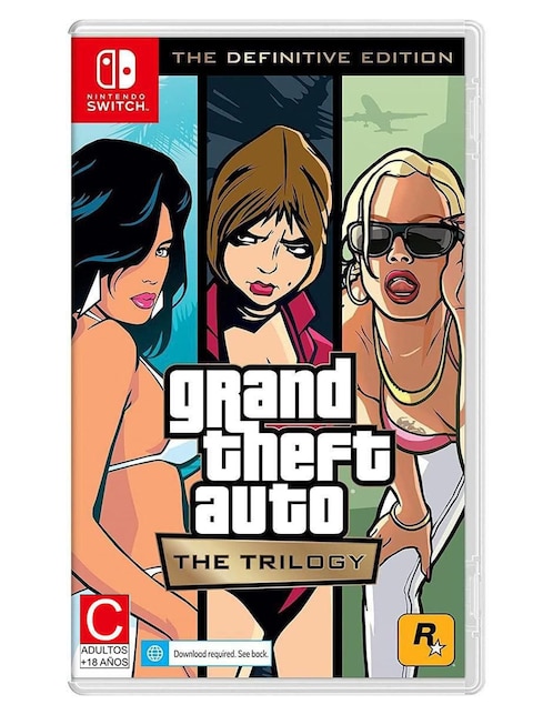Grand Theft Auto Trilogia Nintendo definitive edition para Nintendo Switch