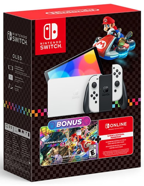 Consola Nintendo Switch OLED de 64 GB edición bundle Mario Kart