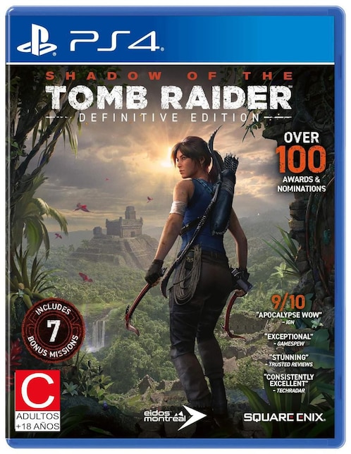 PLAYSTATION Shadow Of The Tomb Raider Playstation definitive edition para PS4