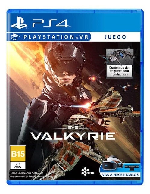 Eve Valkyrie para PlayStation 4 VR videojuego físico estándar