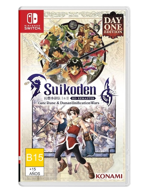 NINTENDO Suikoden 1 & 2 Day One day one  edition para nintendo switch