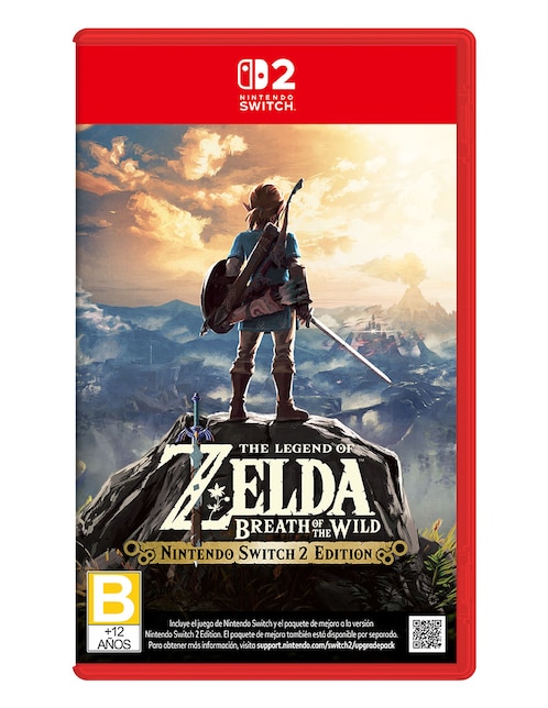The Legend Of Zelda: Breath Of The Wild Edition estándar para Nintendo Switch 2
