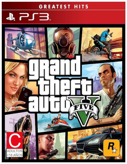 Grand Theft Auto V Playstation estándar para PS3