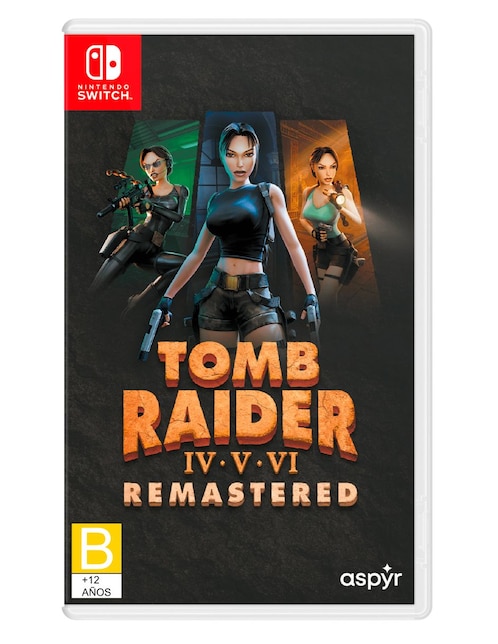NINTENDO Tomb Raider Iv-V-Vi Starring Lara Croft Nintendo remastered para Nintendo Switch