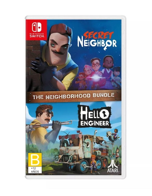 NINTENDO Secret Neighbor + Hello Engineer The Neighborhood Nintendo bundle para Nintendo Switch