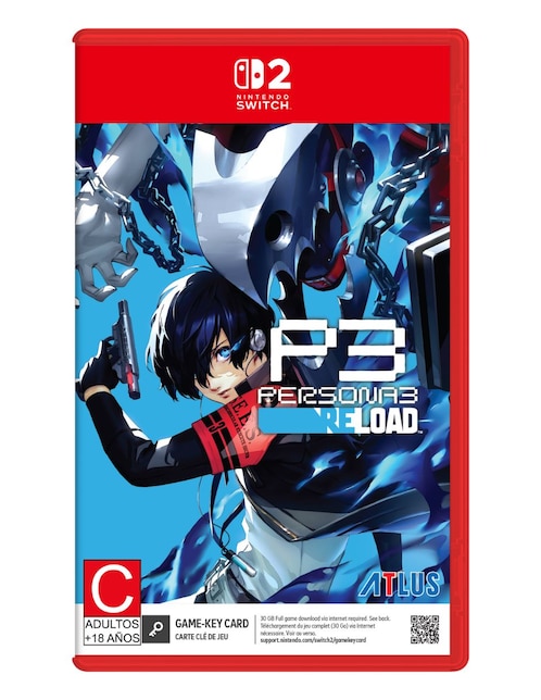 PERSONA 3 RELOAD LAUNCH EDITION GKC para Nintendo Switch 2 1