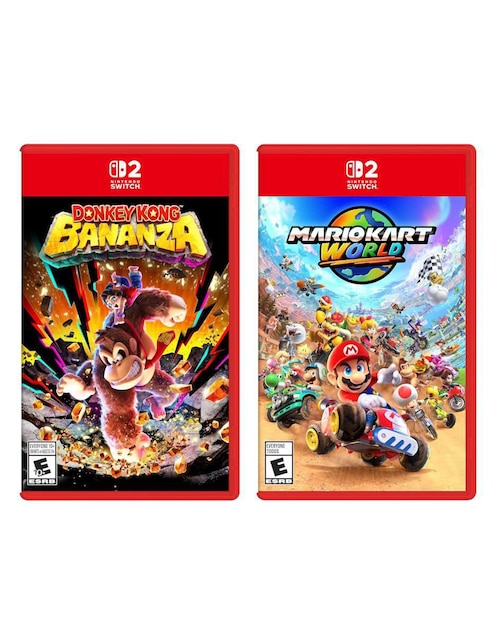 Mario Kart World + Donkey Kong Bananza bundle para Nintendo Switch 2