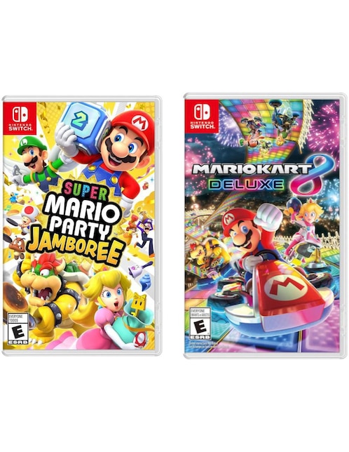 NINTENDO Super Mario Party Jamboree + Mario Kart 8 Deluxe Nintendo bundle para Nintendo Switch
