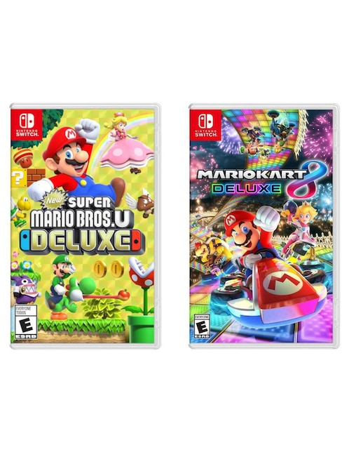 NINTENDO New Super Mario Bros U Deluxe + Mario Kart 8 Deluxe Nintendo bundle para Nintendo Switch