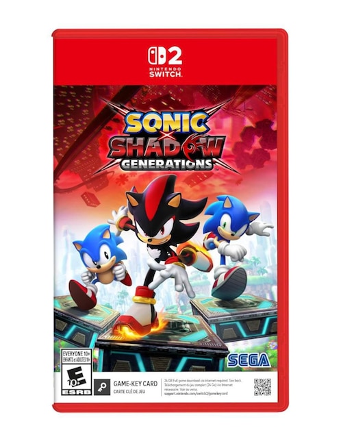 Sonic X Shadows Generations Nintendo bundle para Nintendo Switch 2