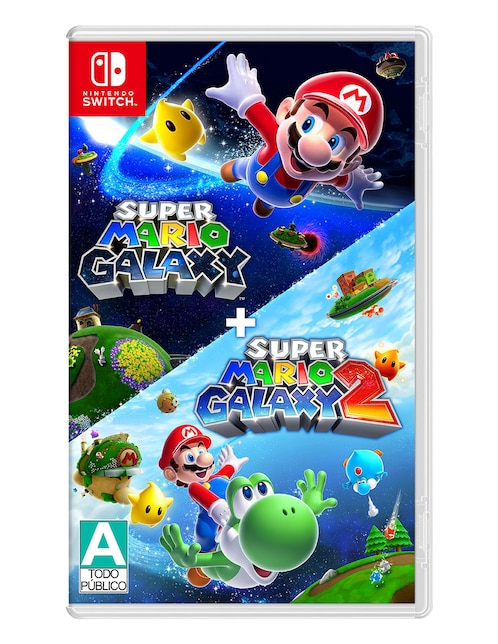 NINTENDO SUPER MARIO GALAXY + SUPER MARIO GALAXY 2 Nintendo estándar para Nintendo Switch