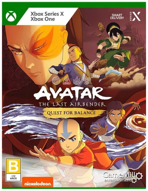 XBOX Avatar the last airbender Quest for balance Xbox estándar para Xbox One, Xbox Series X/S