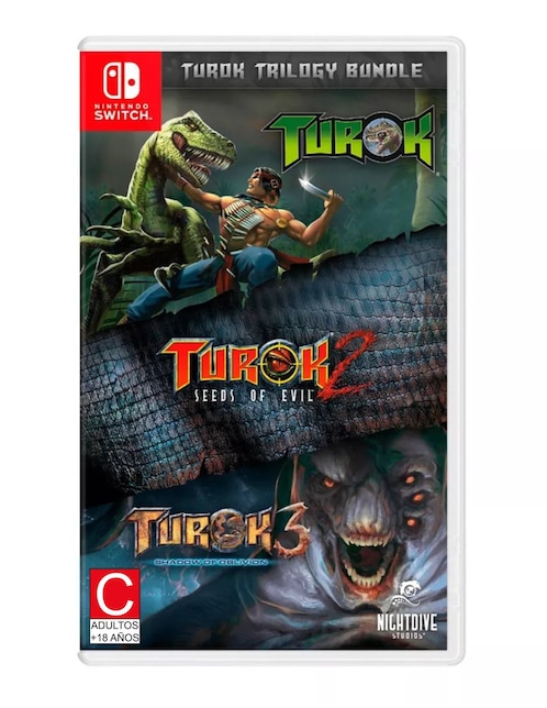 TUROK TRILOGY BUNDLE Nintendo bundle para Nintendo Switch