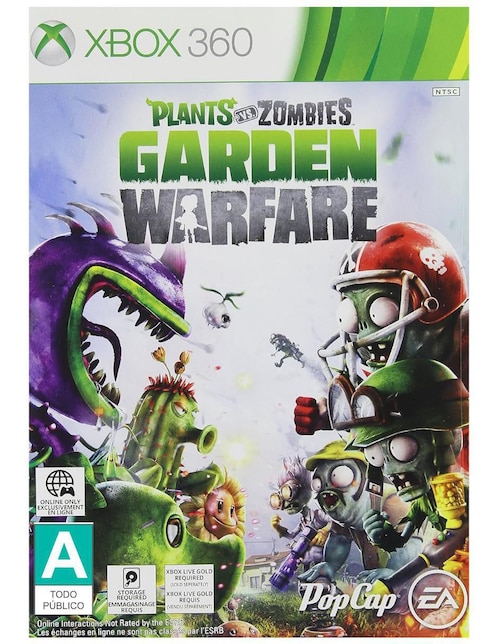 Plants vs Zombies Garden Warfare Xbox estándar para Xbox 360