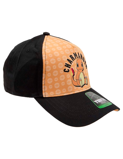 Gorra con visera curva snapback Pokémon Charmander infantil 1
