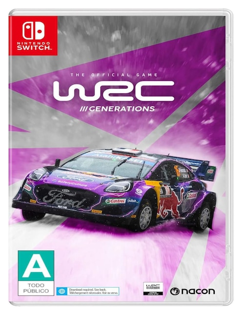 NINTENDO WRC Generations The Official Game Nintendo estándar para Nintendo Switch