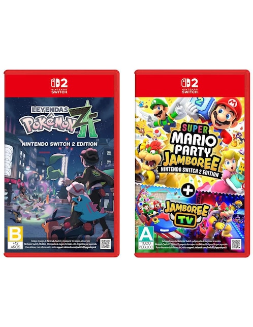 NINTENDO Leyendas Pokémon: Z-A + Super Mario Party Jamboree + Jamboree TV Nintendo bundle para Nintendo Switch