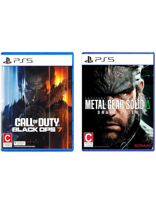 Call of Duty Black Ops 7 + Metal Gear Solid Snake Eater Playstation bundle para PS5