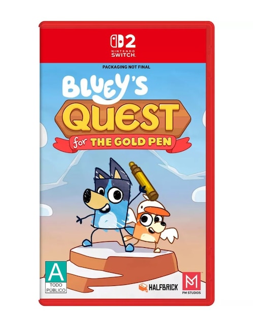 NINTENDO Bluey'S Quest for The Gold Pen Nintendo estándar para Nintendo Switch 2