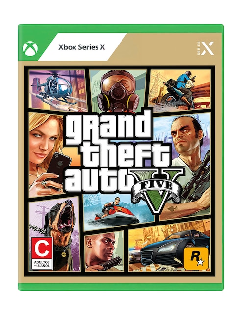 Grand Theft Auto V Xbox Series X estándar para Xbox Series X
