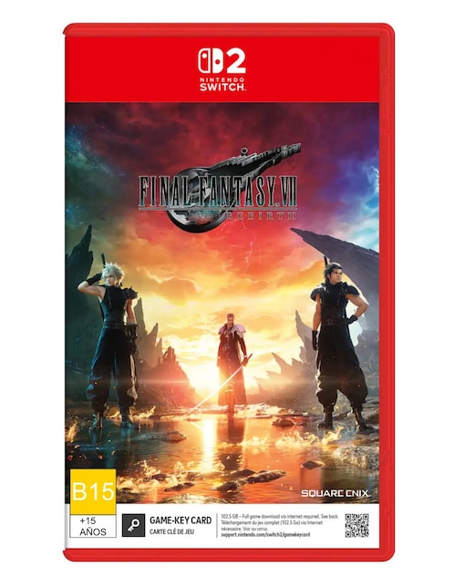NINTENDO Final Fantasy VII Rebirth NSW2 Nintendo estándar para Nintendo Switch 2