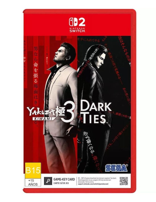 Yakuza Kiwami 3 & Dark Ties GKC NSW2 Nintendo estándar para Nintendo Switch 2
