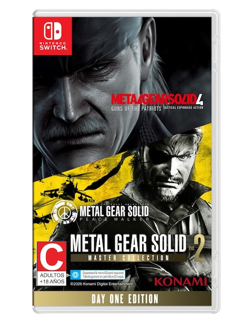 Metal Gear Solid: Master Collection vol 2 NSW Nintendo Day One Edition para Nintendo Switch