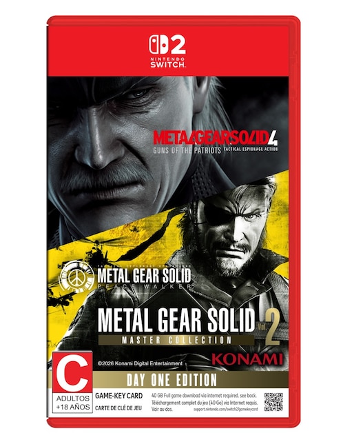 NINTENDO Metal Gear Solid: Master Collection vol 2 NS2 Nintendo Day One Edition para Nintendo Switch 2