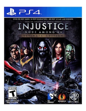 Injustice Gods Among Us Estándar Para PS4 Físico