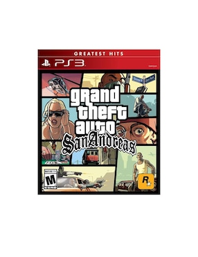 Grand Theft Auto San Andreas Estándar Para PS3 Físico