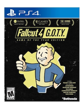 Fallout 4 Play Station game of the year para PS4