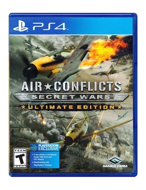 Air Conflicts: Secret Wars Edición Estándar PlayStation 4 Juego Físico