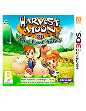 Harvest Moon The Lost Valley 3Ds estándar para Nintendo 3DS