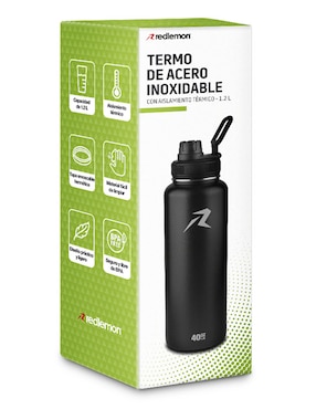 Termo Red Lemon con tapa rosca 1.2 L