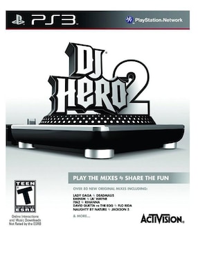 DJ Hero 2 para PlayStation 3 Físico