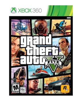 Grand Theft Auto V Xbox 360 estándar para Xbox 360