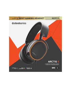 Audífonos Over-Ear Steel Series Artics 5 Alámbricos Con Cancelación De Ruido