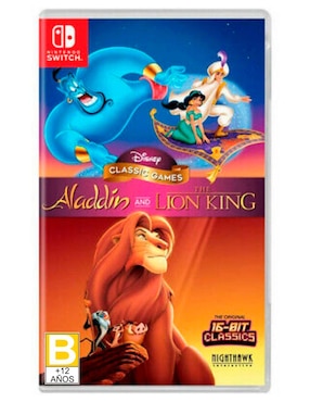 Imagen de producto Disney Classic Games Aladdin And The Lion King Switch estándar para Nintendo Switch