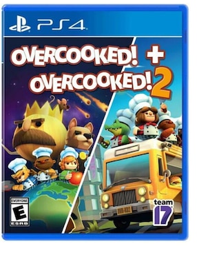 Overcooked 1 + 2 estándar para PS4
